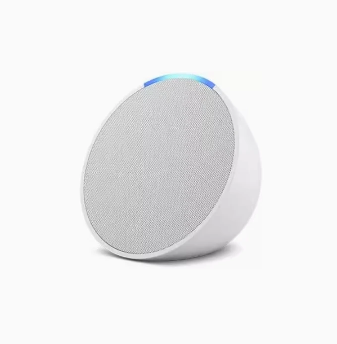 Echo Dot 5. Generation Smart-Lautsprecher mit Alexa-Sprachassistent für Hausautomation WLAN-Soundsystem mit integrierter Uhr für Kinder
