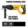 Dewalt DCH133 Rotary Hammer Drill Kit Tool Only 20V MAX XR Brushless Rechargeable Cordless Compact Impact Drill Power Tools 2