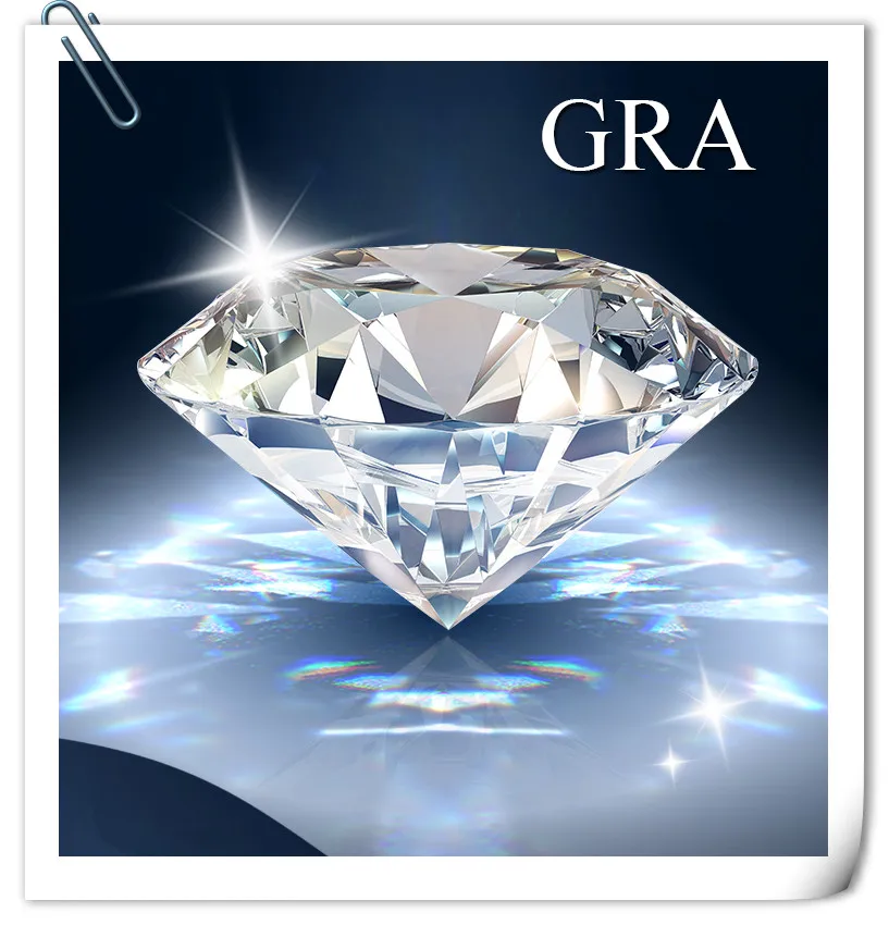 Moissanita Stones For Jewelry With GRA Real Moissanite Certified Lab Grown Pass Diamond tester pen Loose Gemstones