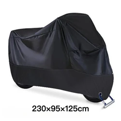 All - Season Waterproof UV Protective Motorcycle Cover - Durable Dustproof Fabric for Indoor and Outdoor Use (Motorcycle cover)