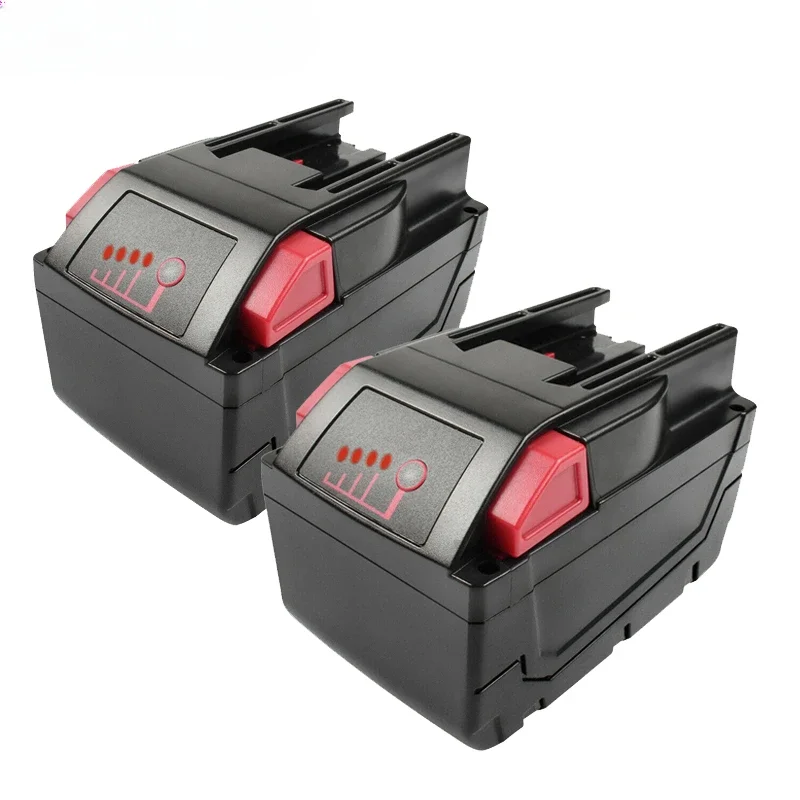 

Battool 28V 6.0Ah Li-Ion Replacement Battery For Milwaukee Tool 28V M28 48-11-2830 0730-20 0726-22 0780-20 with LED Batteries