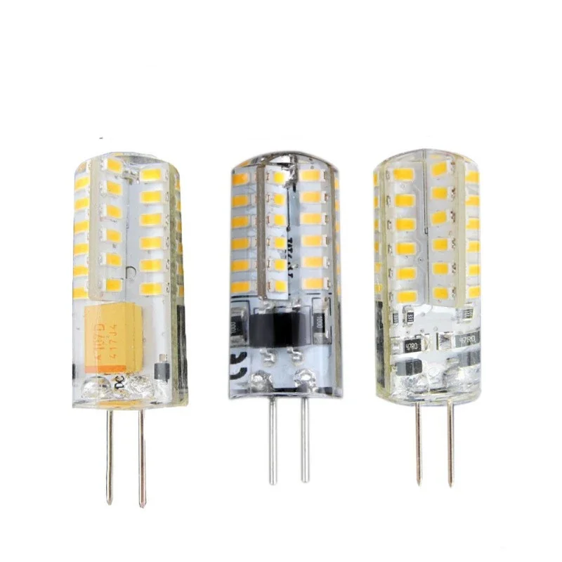 6pcs 슈퍼 밝은 G 4 LED 전구 3W 5W 7W 9W 12W 15W 220V AC 12V 램프 정전원 빛 LED 조명 G4 3014 SMD 전구