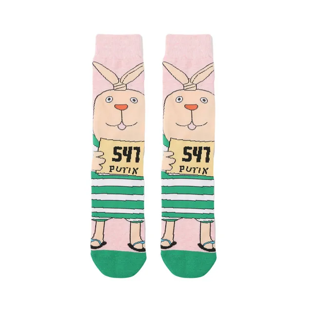 SpongeBob Squidward Tentacles Patrick Star Crab boss Plankton  cartoon Adult tube socks Cosplay Children Christmas Gifts sock 13