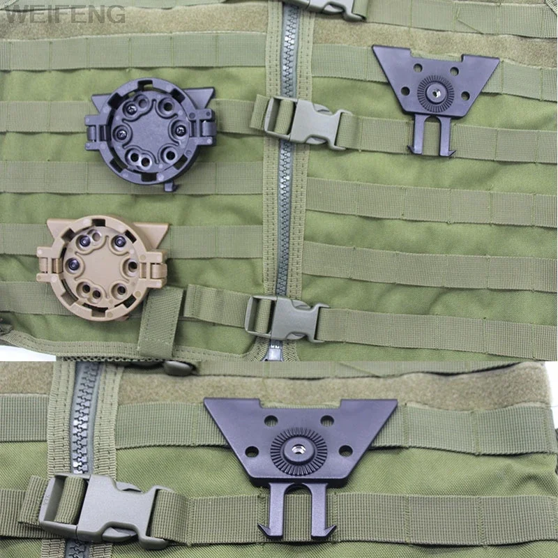 Tactical Mag Gun Holster Molle Attachment Adapter for Pistol Holsters and Plate Carrier Paddle Vest