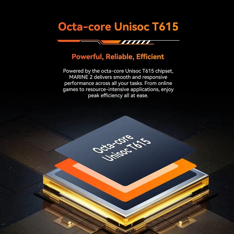 Blackview OSCAL Marine 2 Rugged Smartphone Android 15 11000mAh Battery AI Phone 6.56Inch HD+ Unisoc T615 8GB+128GB Cellphone NFC