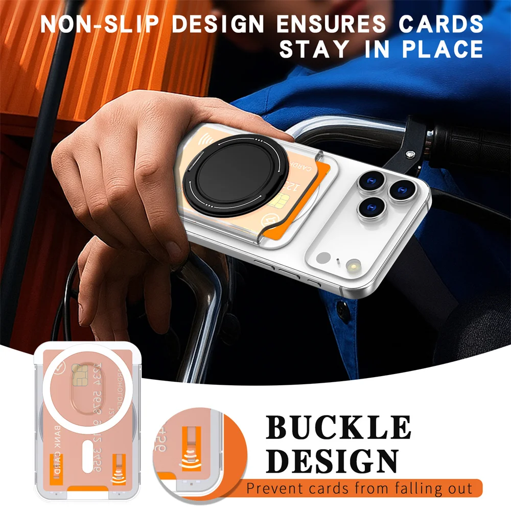 Magnetic Wallet Stand Card Holder
