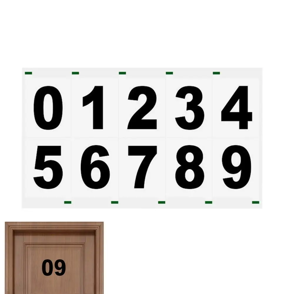 Description Picture 2 of itemMailbox Number Decal Address Number Sticker Water Resistant Strong Adhesive Trash Cans Sticker For Signs Door