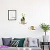 Floating Shelves Wall Mounted Glass Shelf For Bathroom Decor Reusable Iron Glass Hang Shelf Home Decor For Offices Kitchen 5