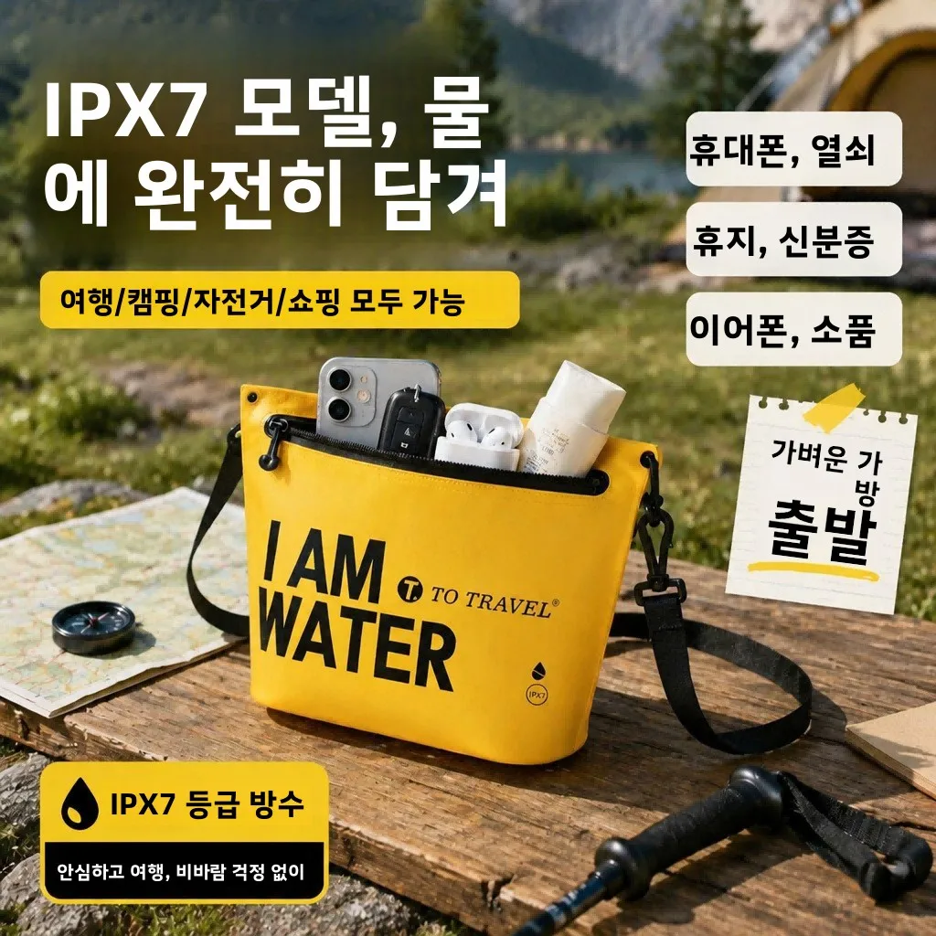 방수 수영 가방, 지퍼형 휴대용 내구성 플로트 스노클 보관 가방, 휴대폰용, 기..