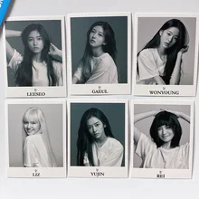 

6pcs/set Kpop Group Photocard IVE DAZED KOREA Picture Cards Lomocards Photo Cards LOMO Card for Fans