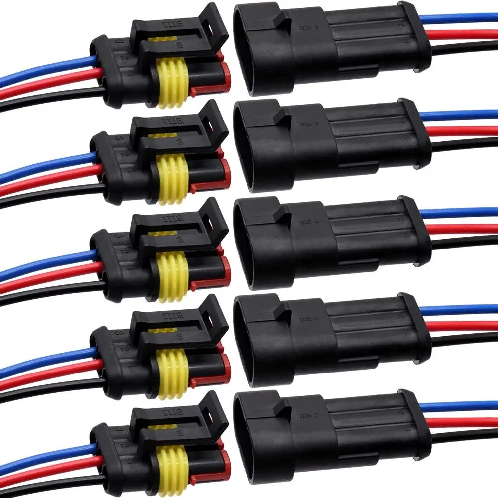 10uds/5juegosdeconectordecablede3pines16AWGconectoreseléctricosautomotricesimpermeablesconectorDeutschconectormachoyhembra-AliExpress502