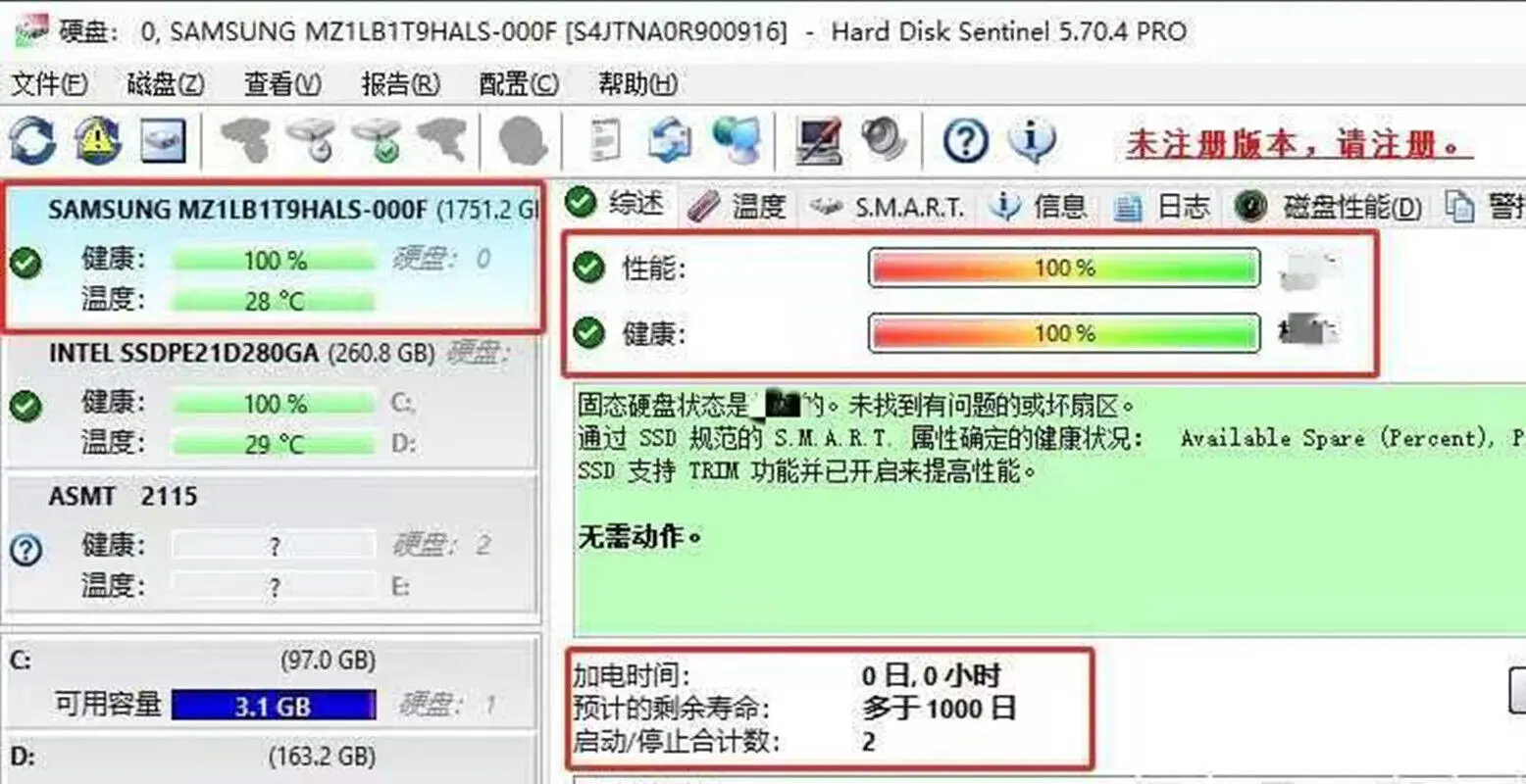 Internal Solid State Drive Original PM983 M.2 Nvme 22110 .84TB 1.88TB 960GB PCIE Enterprise Internal Solid State Drives Server Desktop