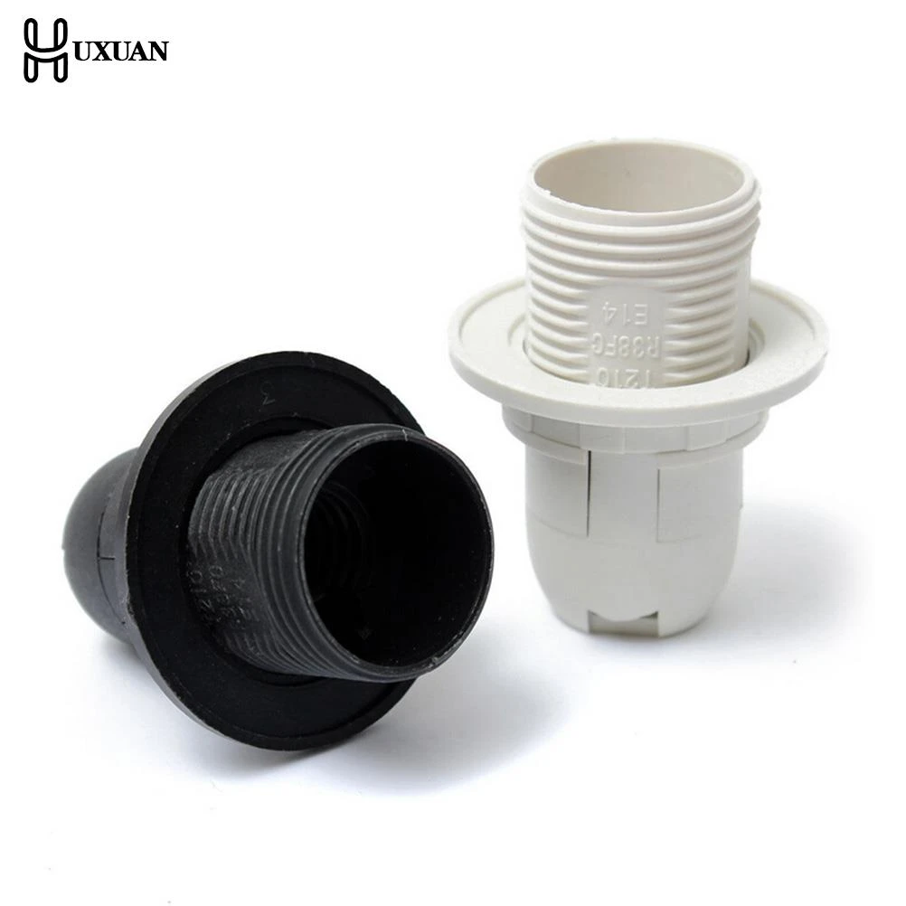 gek Onderdrukking Raad E14 Lamp Bulb Holder Edison Screw Cap Socket White/black Pendant Ceiling  Light - Lamp Bases - AliExpress
