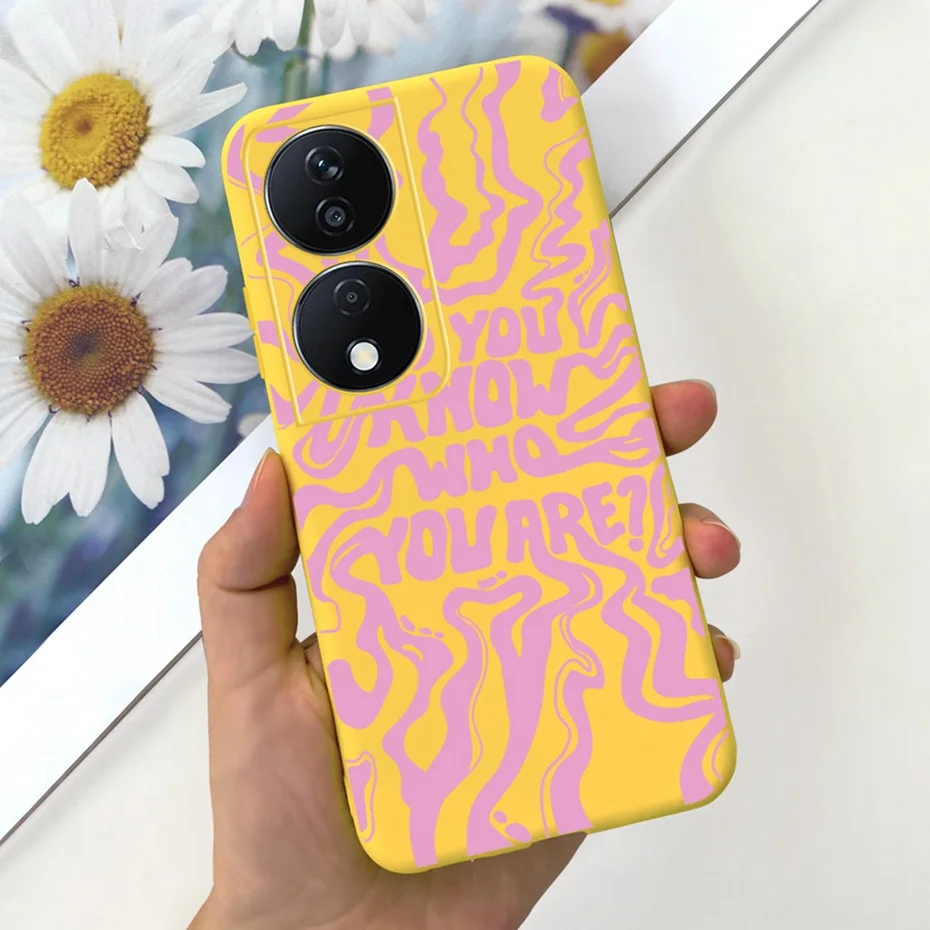 Lovely Printed Candy Color Phone Case - Soft Silicon TPU Shockproof Back Cover