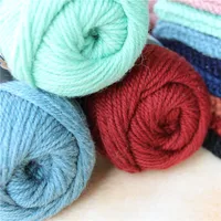 Yak Velvet Hand-Knitted Hat Thread, Medium Thickness Coat Vest Wool, 100G 2