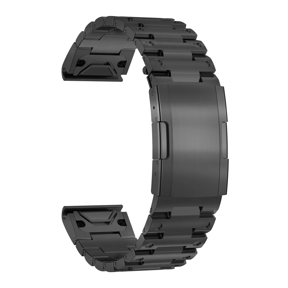 

New Quick Fit Stainless Steel Strap For Garmin Fenix 7X 7 6 Solar Fenix6 5/EPIX/Instinct 2/Descent Mk2i Watch Band Watchband
