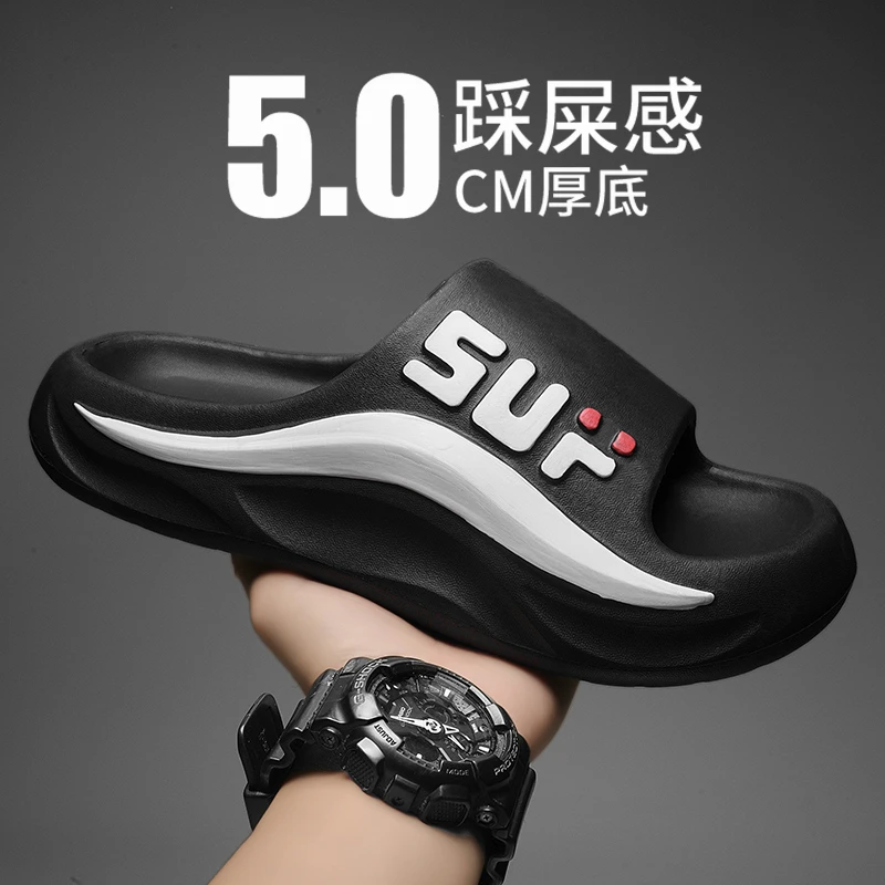 

Popular Model Men Slippers Anti-Sandalsy Trendy All-match Suitable Indoor And Outdoor Flip Flops For Man Lightweight Waterproof