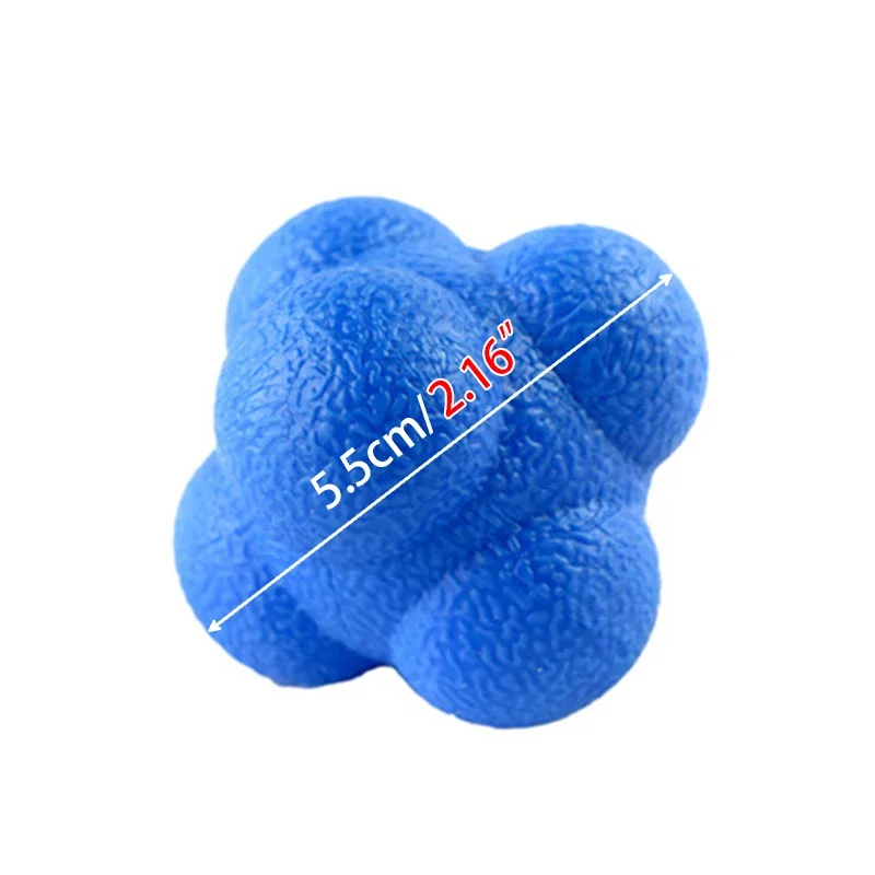 Hexagon Reaction Ball Agility Training Ball for Basketball Football Kids Adult Coordination Reflex Sports Fitness Training