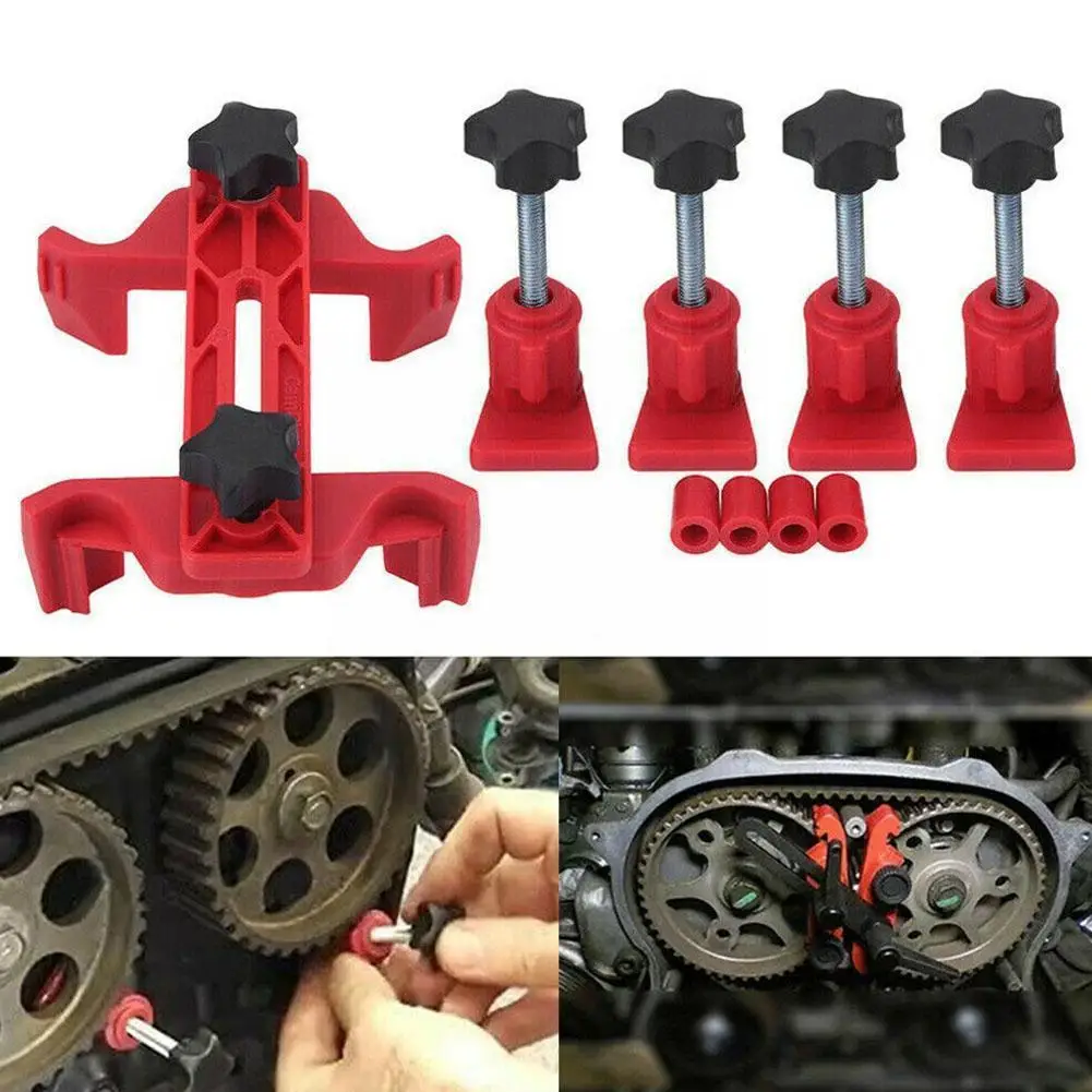 

Cam Locking Tool Universal Timing Retainer Camshaft Timing Clamp Cam Dual Holder Sprocket Kit Gear Clamp Locking Camshaft T1R1