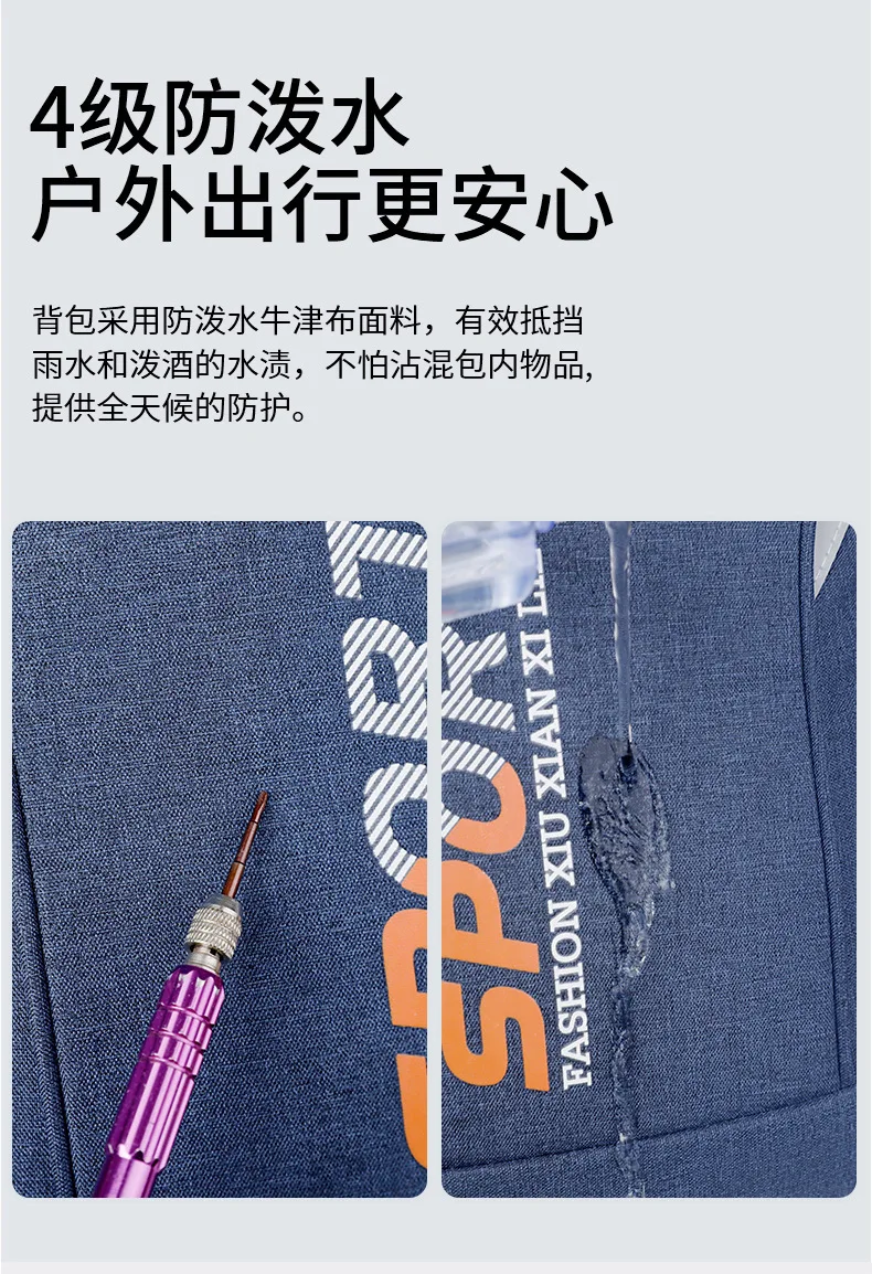 Chau Büchertasche für Mädchen, High School, große Kapazität, Junior High School, Grundschule, verdickte doppelte Umhängetaschen – Detail 6