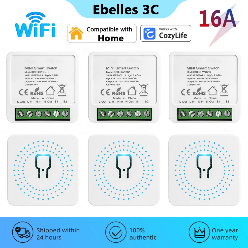 meross Enchufe inteligente Mini, 15 A y Wi-Fi fiable, compatible con Apple  HomeKit, Siri, Alexa, Echo, Google Assistant y Nest Hub, control de