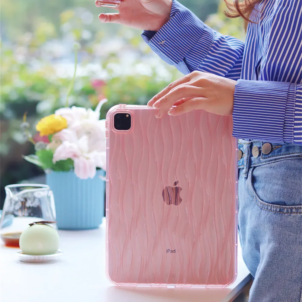 Sleek Water Ripple Slim Silicone Tablet Case