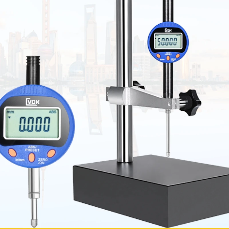 

Digital display altimeter: 0-12.7/25.4/50/100MM dial indicator, dial indicator, height gauge depth gauge