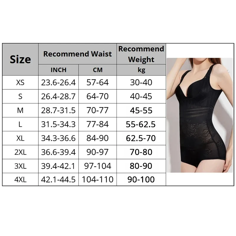 Women Body Shaper Postpartum Slimming Underwear Bodysuit Waist Corset Girdle