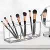 3 Holes Transparent Cosmetic Makeup Acrylic Makeup Brush Tool Storage Box Case Make-up Brush Holder Table Organizer Makeup Tool 1