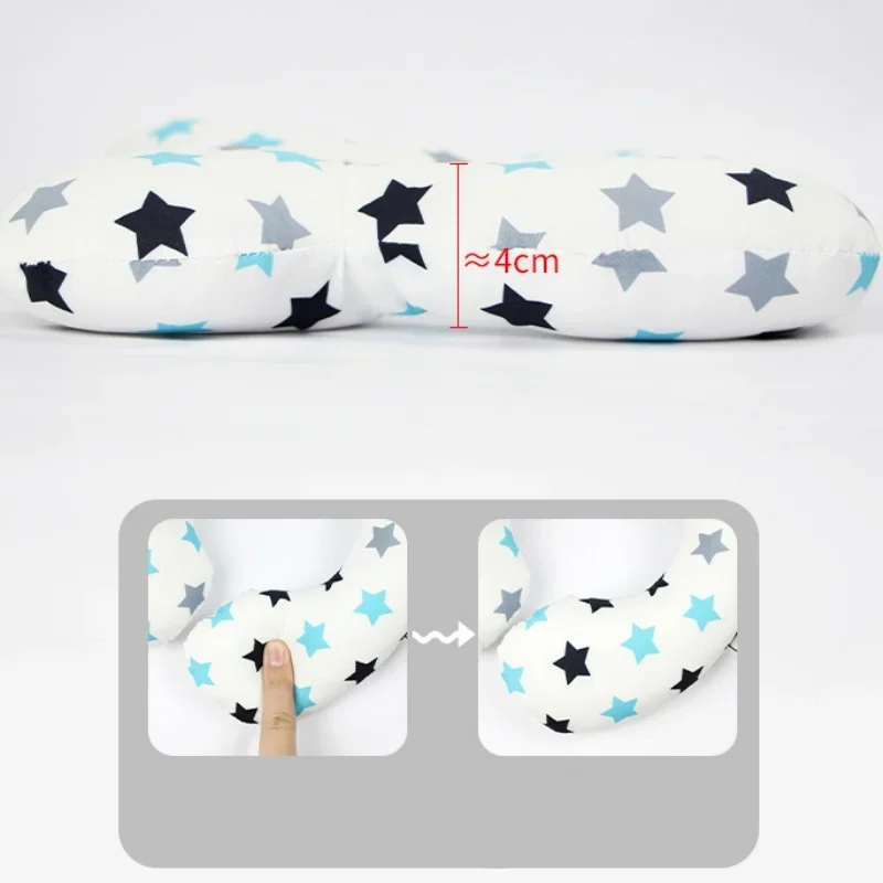 Cartoon Baby Pillow Children's U-shaped Travel Pillow Cotton Soft Baby Travel Car Children's Multi-functional Stroller Pillow 2