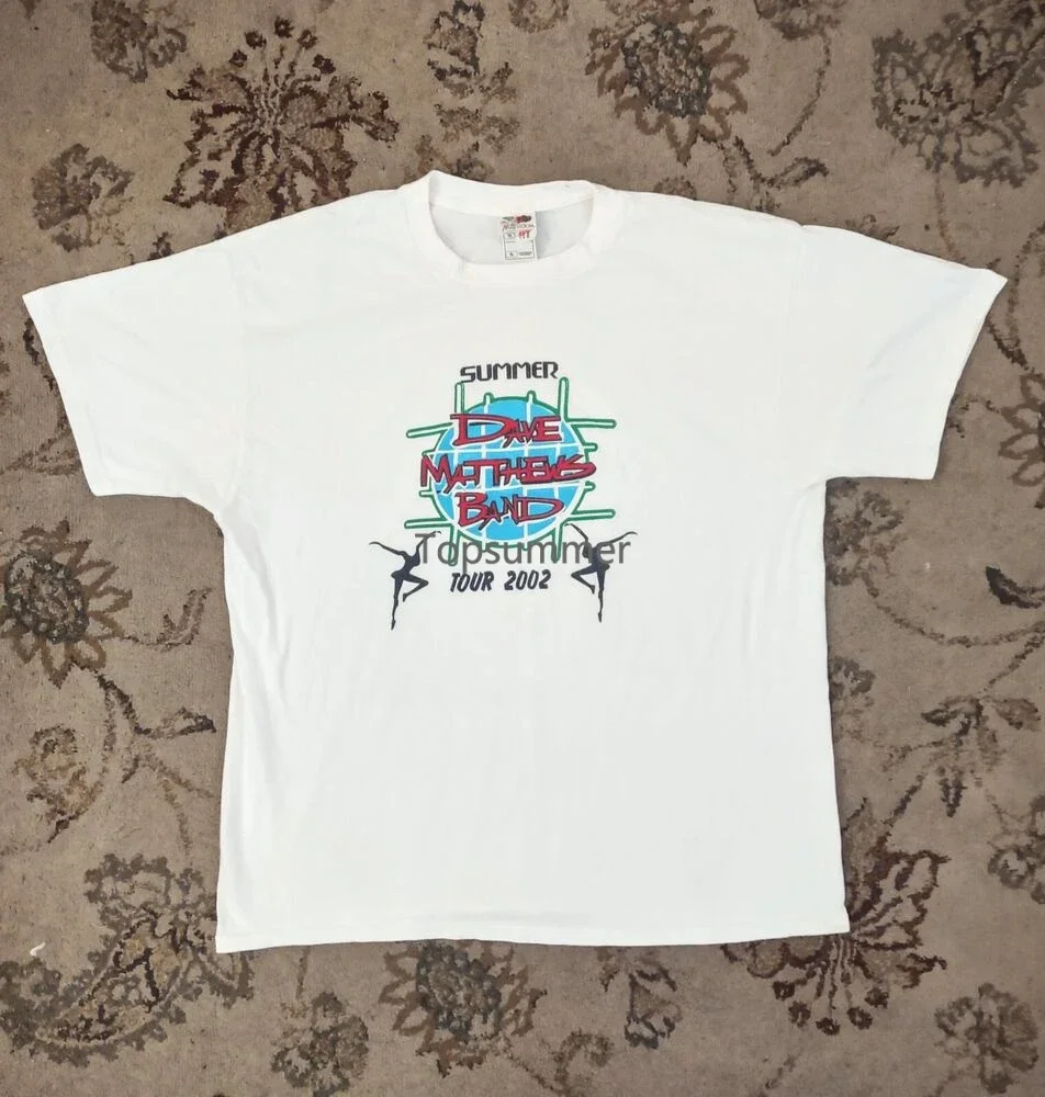 

Vintage 2002 Fruit Of The Loom Dave Matthews Band Tour Double Sided Tee Shirt Xl