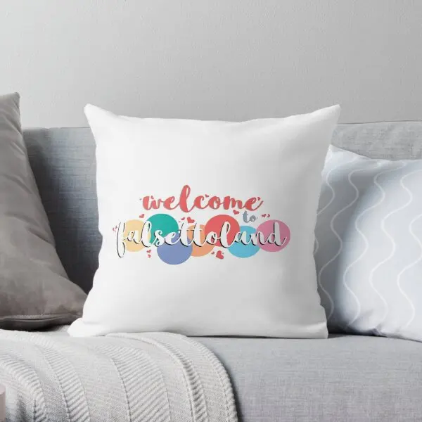 

We Re A Teeny Tiny Band Printing Throw Pillow Cover Case Wedding Anime Waist Bed Office Cushion Pillows not include One Side