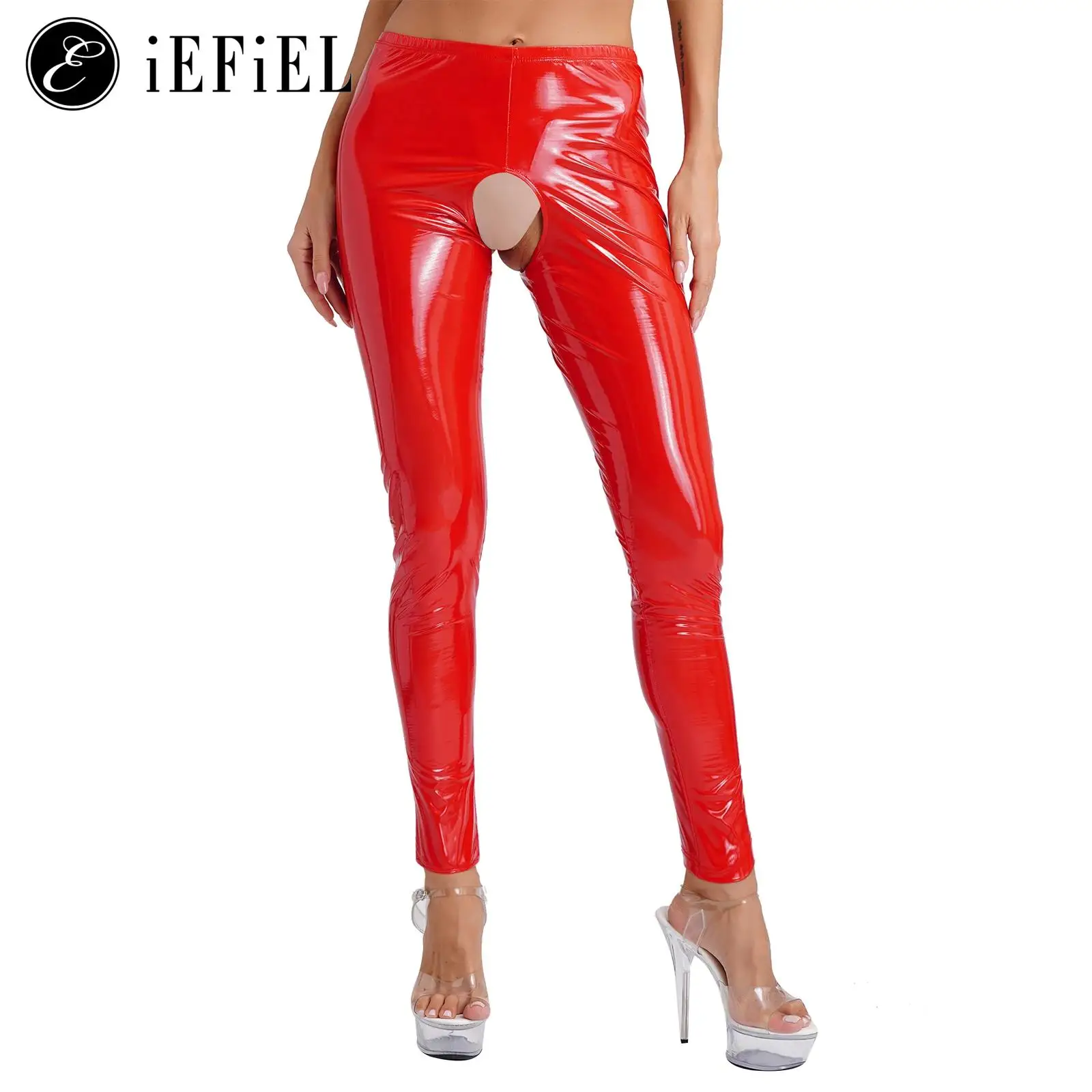 Gothic Pants MEN SEXY SHINY Leather Pants PVC Vinyl Wet Look Long
