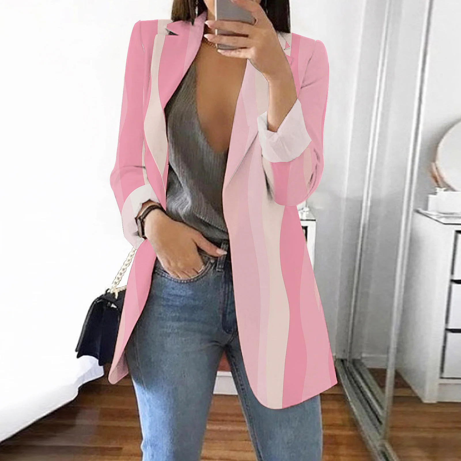 Blazers Women Simple Classic Soft Elegant Simple All-match Comfortable Elegant Chic Coats Fashion Top New