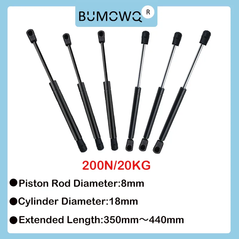 

1PC 350mm-440mm 20kg/200N Universal Strut Bars Furniture Strut Bar Gas Shock Absorber Hydraulic Lift Kitchen Cabinet Hinge