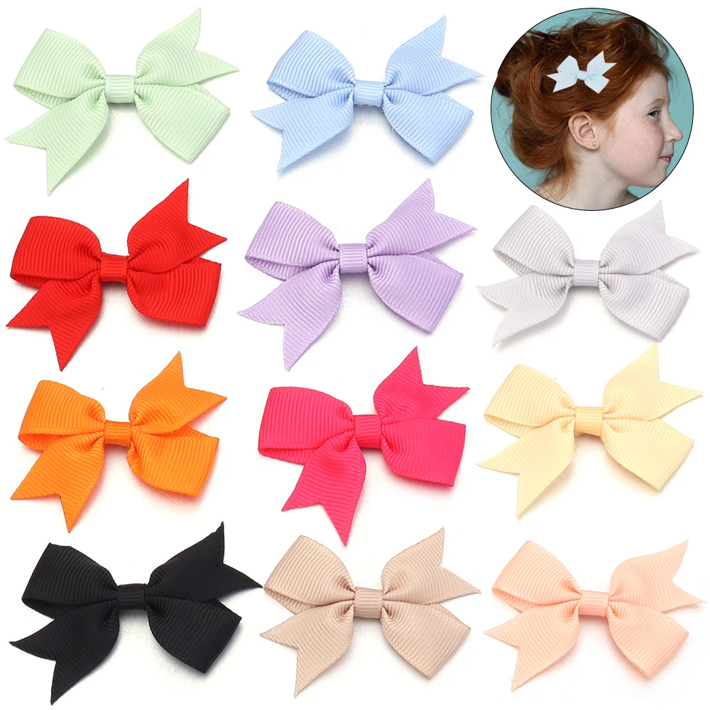 Charming Pink Satin Ribbon Bows - Set of 50 for Crafting and Party Decor