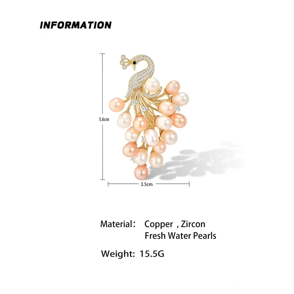 Luxury Women Delicate Exquisite Peacock Lapel Pins Brooches Elegant Animal Shiny Boutique Rhinestone Corsage Gift For Lady