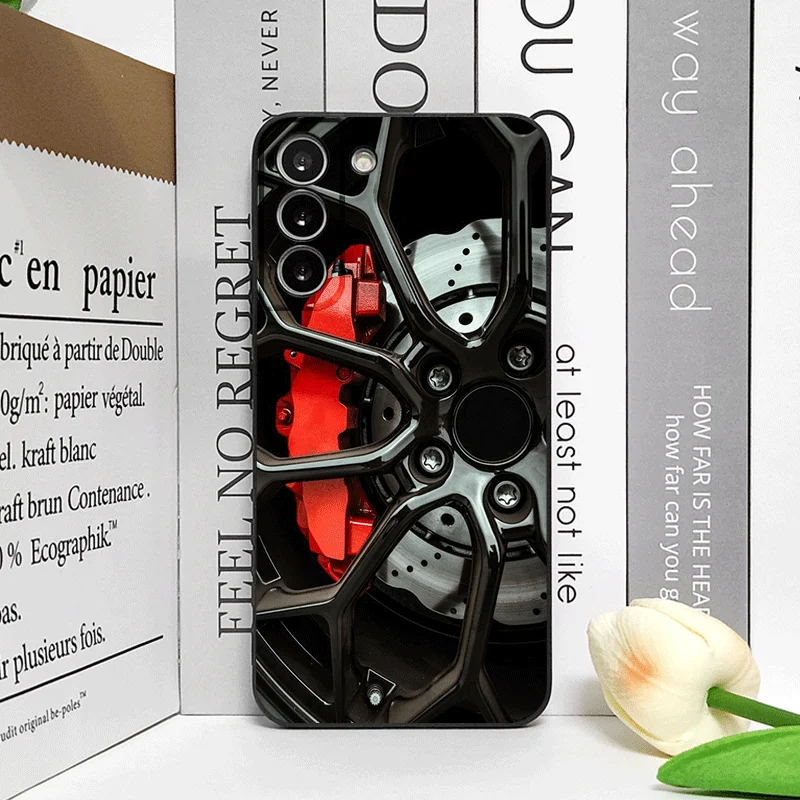 Cool Super Car Wheel Pattern Phone Case - Stylish Soft Cover s
