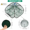 THKFISH Foldable Fishing Bait Trap 9/13 Holes Fishing Net Shrimp Cage Nylon Mesh Folding Fish Crab Traps Cast Catcher 5
