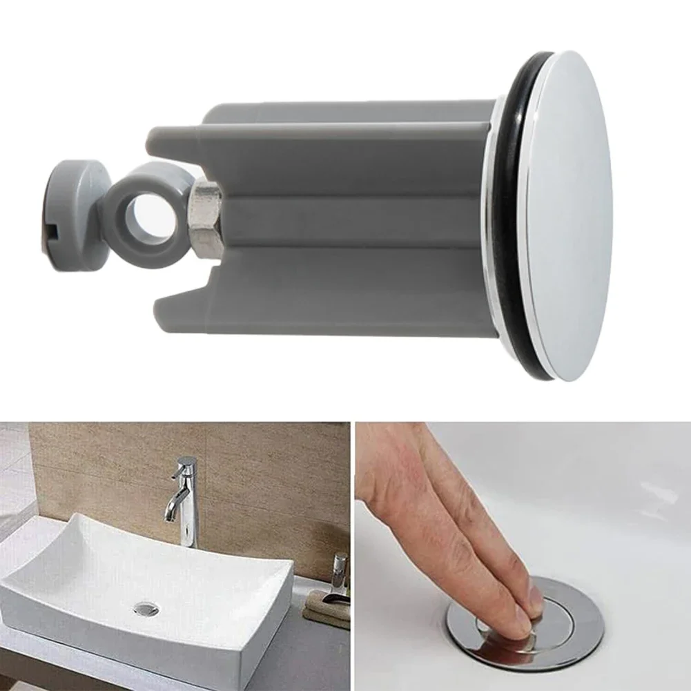 40mm Diameter Drain Stopper Copper ABS Basin Stopper Accessory User-friendly Operation Versatile Compatibility washbasin plug washbasin leak plug