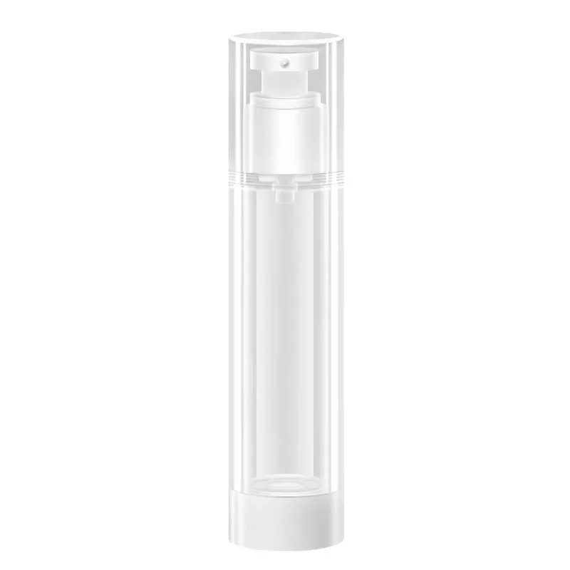 15ml 30ml 50ml 80ml 100ml 투명 에어리스 화장품 크림 펌프 병 여행용 디스펜서 크림 젤 로션 용기