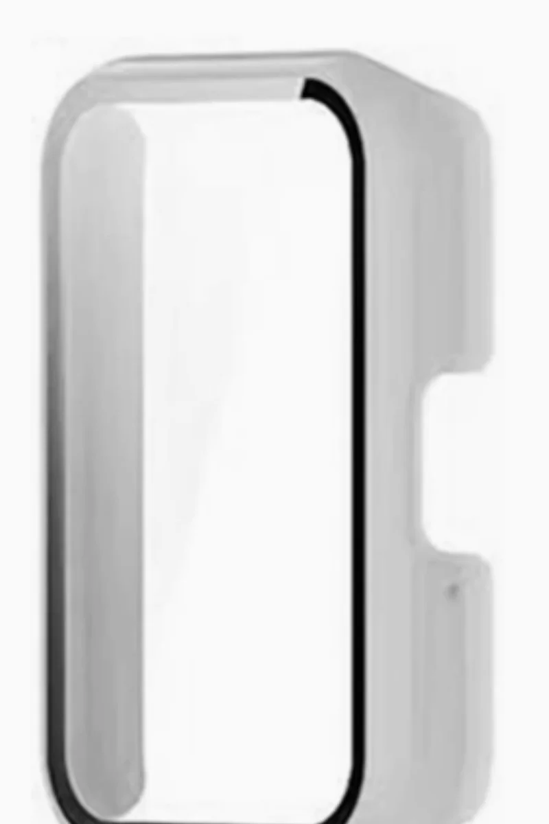 Matte Shockproof Watch Case with Tempered Glass Screen Protector - Full Cover Anti-Scratch Design
