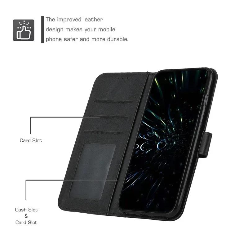 Leather Wallet Flip Phone Case Cover