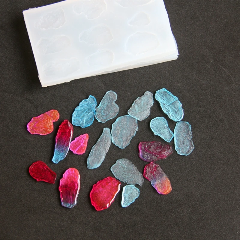 

KIKI Handmade Rock Epoxy Resin Mold Plaster Soap Silicone Mould DIY Crafts Jewelry