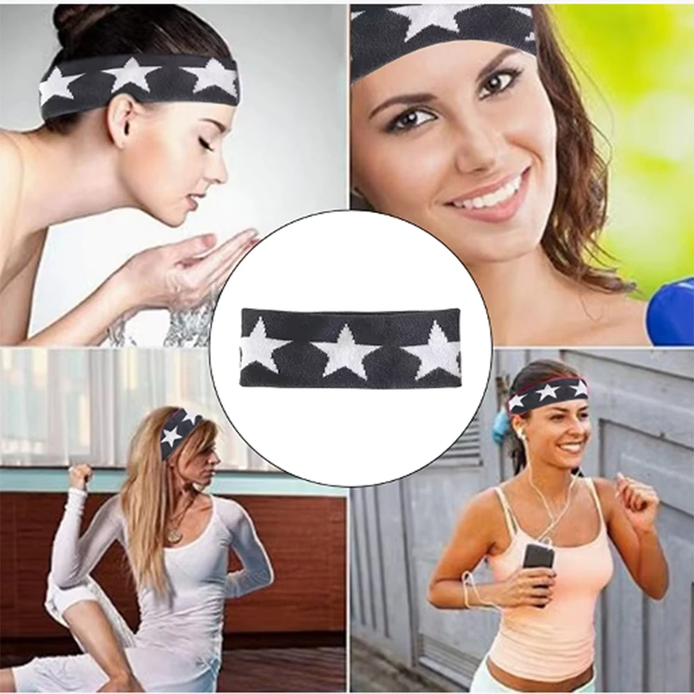 6 Pack Damen Sport Stirnbänder Elastische Damen So Produktbild-Vorschau 7