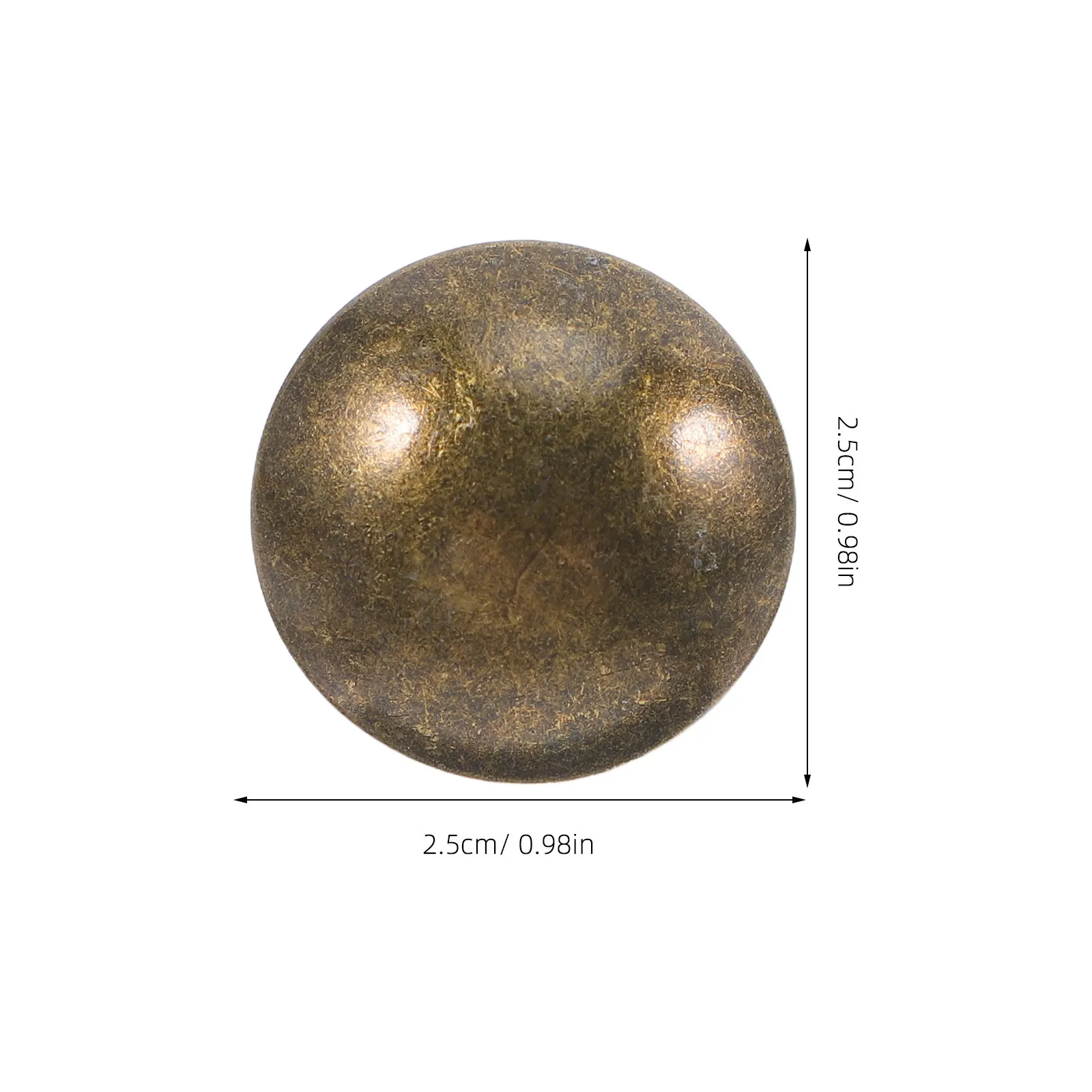 30개 빈티지 철제 장 원형 못, 가구 소파 의자 DIY 홈데코 레트로 푸시핀 썸타크 헤비 듀티