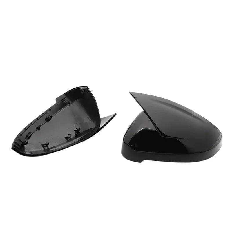 Premium Black Side Wing Mirror Caps - High Quality Replacement Covers, Set of 2
