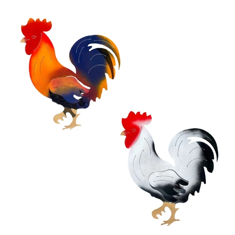 

Rooster Decorative Garden Stakes Garden Chicken Stakes Chicken Yard Art Animals Dropship