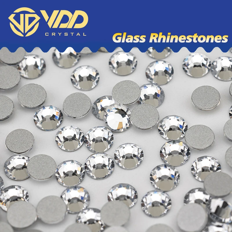 VDD New Colors SS4-SS30 High-Quality Glass Crystal Rhinestones Glitter Strass Flatback Stones For Nail Art DIY Crafts Decoration