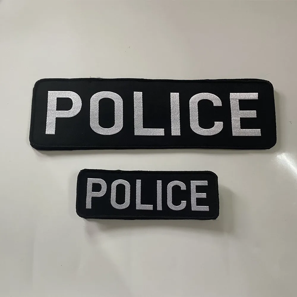 Police Patches Durable Fabric Police Patches for Bag, Uniforms Vest